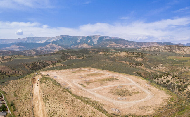 Rifle, CO - Aerial Bluebird